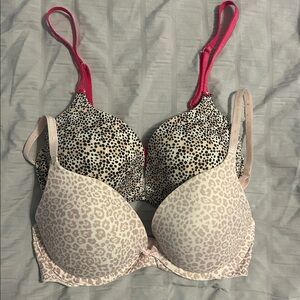 Victoria's Secret Cotton Push-up Bras.